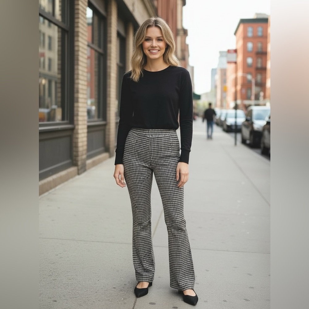 NWT Sanctuary x Anthropologie Women’s Filmore Flare Leggings Size Medium